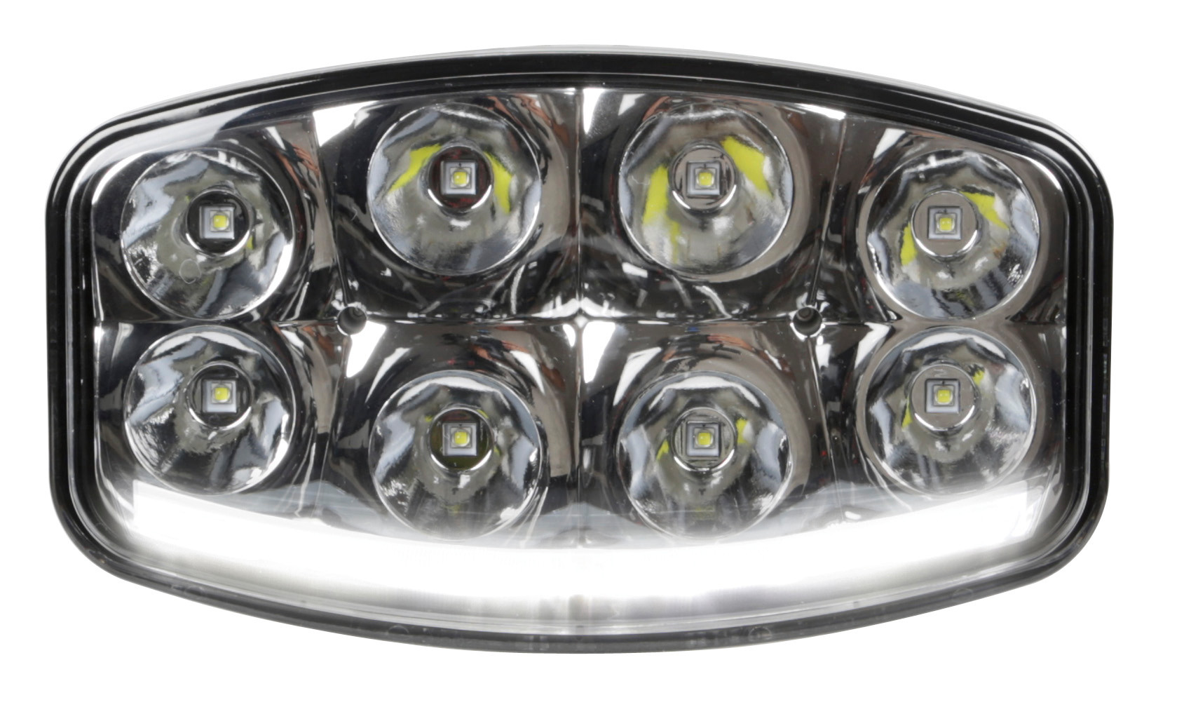 Pluton Nix, faro di profondità LED con luce di posizione - 12/24V - 245x140 mm 3 Pluton Nix, faro di profondità LED con luce di posizione - 12/24V - 245x140 mm - immagine 3