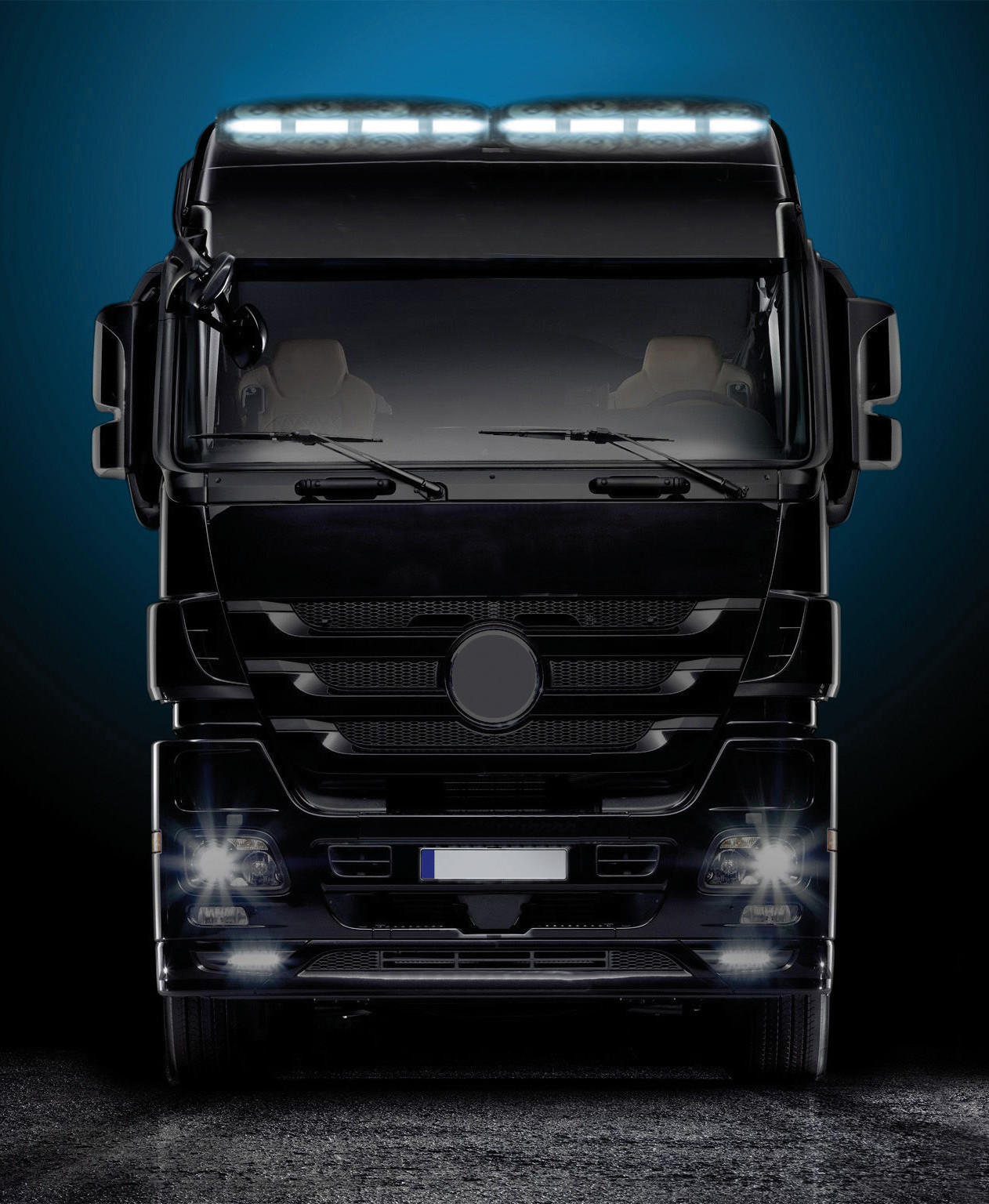 Pluton Total White, barra a Led 2 funzioni - 12/24V - 559x81 mm 5 Pluton Total White, barra a Led 2 funzioni - 12/24V - 559x81 mm - immagine 5