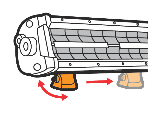 Pluton Total White, barra a Led 2 funzioni - 12/24V - 559x81 mm 7 Pluton Total White, barra a Led 2 funzioni - 12/24V - 559x81 mm - immagine 7