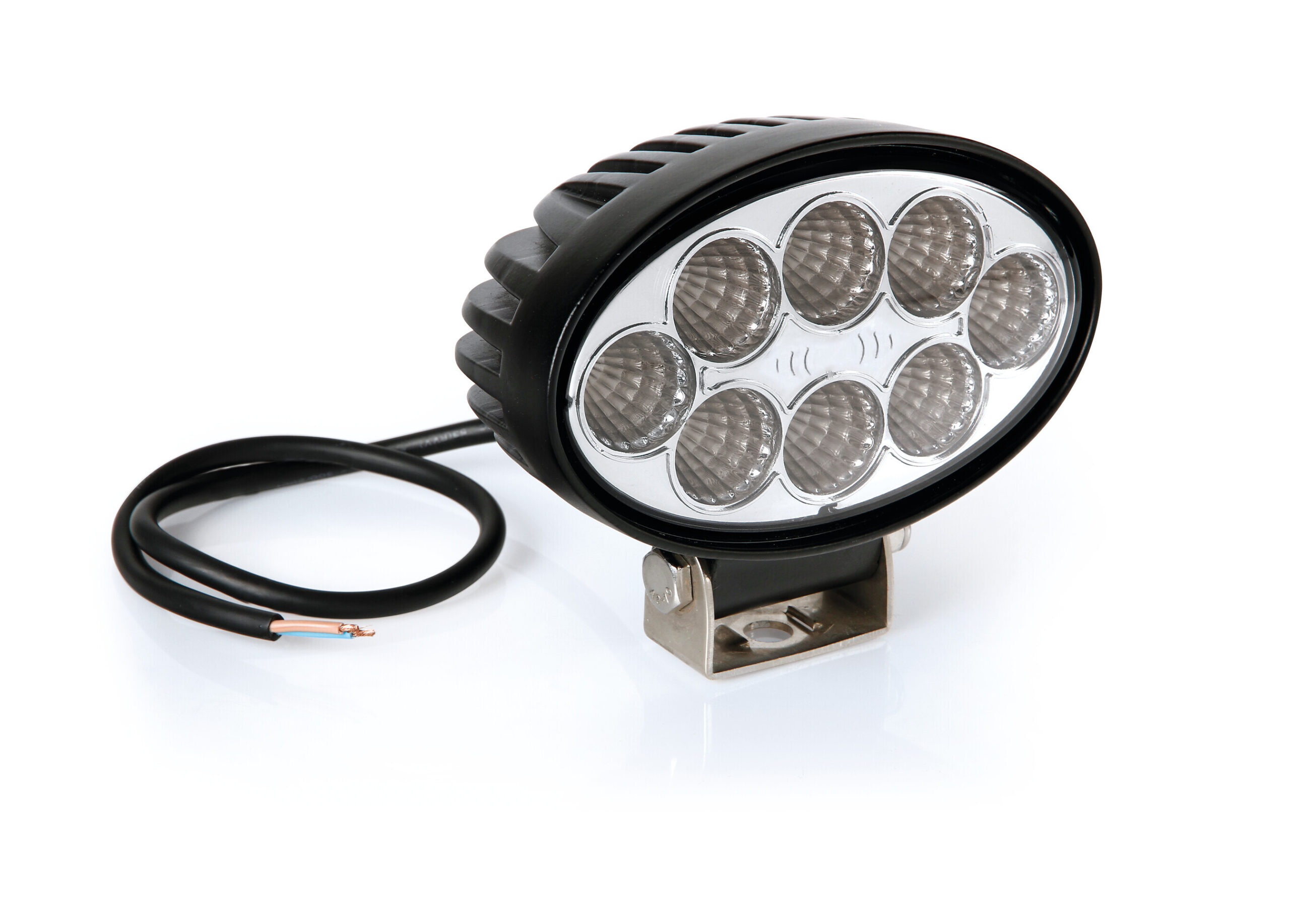 WL-4, faro ausiliario a 8 Led - 12/24V - Bianco 1 WL-4, faro ausiliario a 8 Led - 12/24V - Bianco