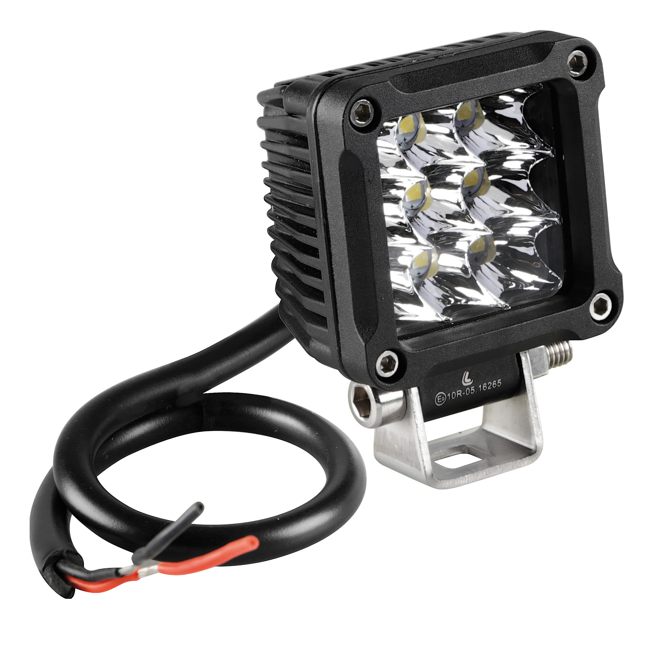 WL-18, faro ausiliario a 9 Led - 12/24V - Bianco 1 WL-18, faro ausiliario a 9 Led - 12/24V - Bianco