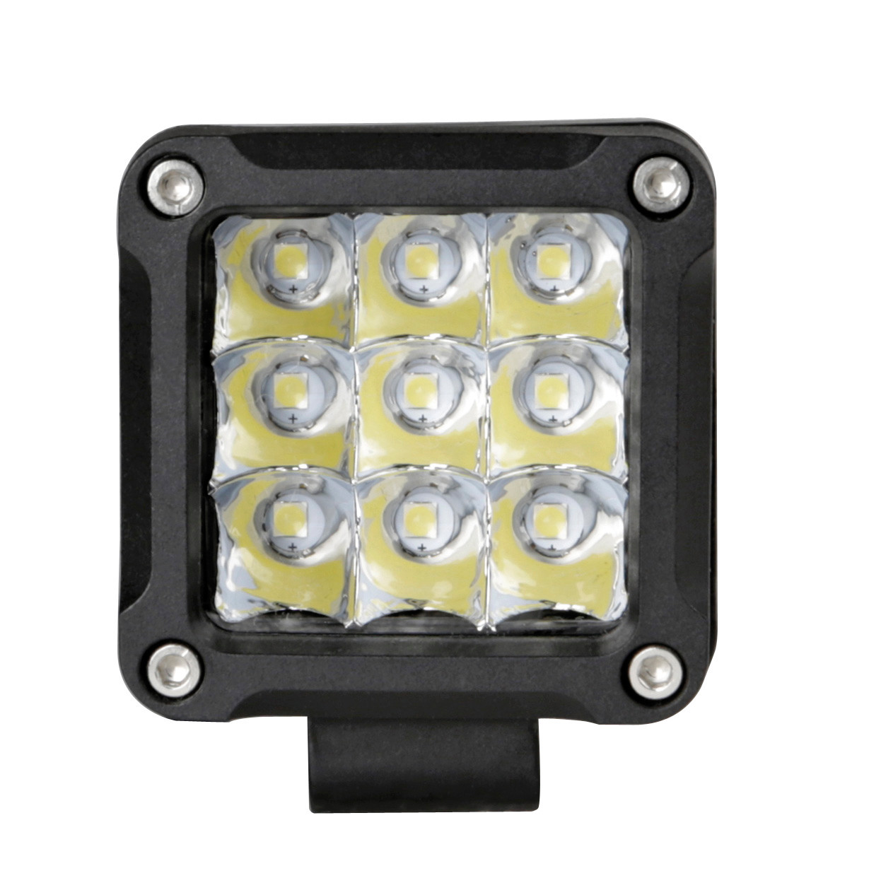 WL-18, faro ausiliario a 9 Led - 12/24V - Bianco 3 WL-18, faro ausiliario a 9 Led - 12/24V - Bianco - immagine 3