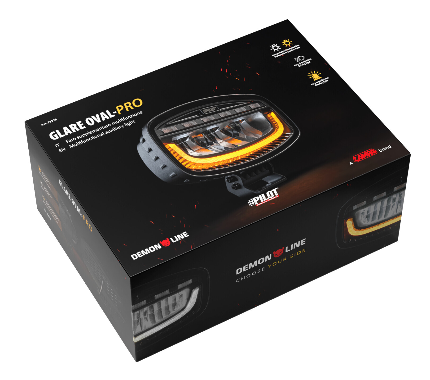 Glare Oval-Pro, faro supplementare multifunzione - 12/24V 7 Glare Oval-Pro, faro supplementare multifunzione - 12/24V - immagine 7