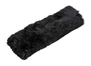 Cuscino avvolgicintura in vera pelliccia di montone - Nero