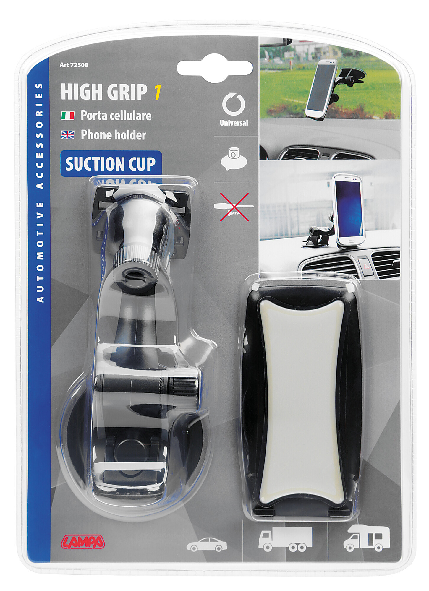 High Grip 1, portatelefono a ventosa 8 High Grip 1, portatelefono a ventosa - immagine 8