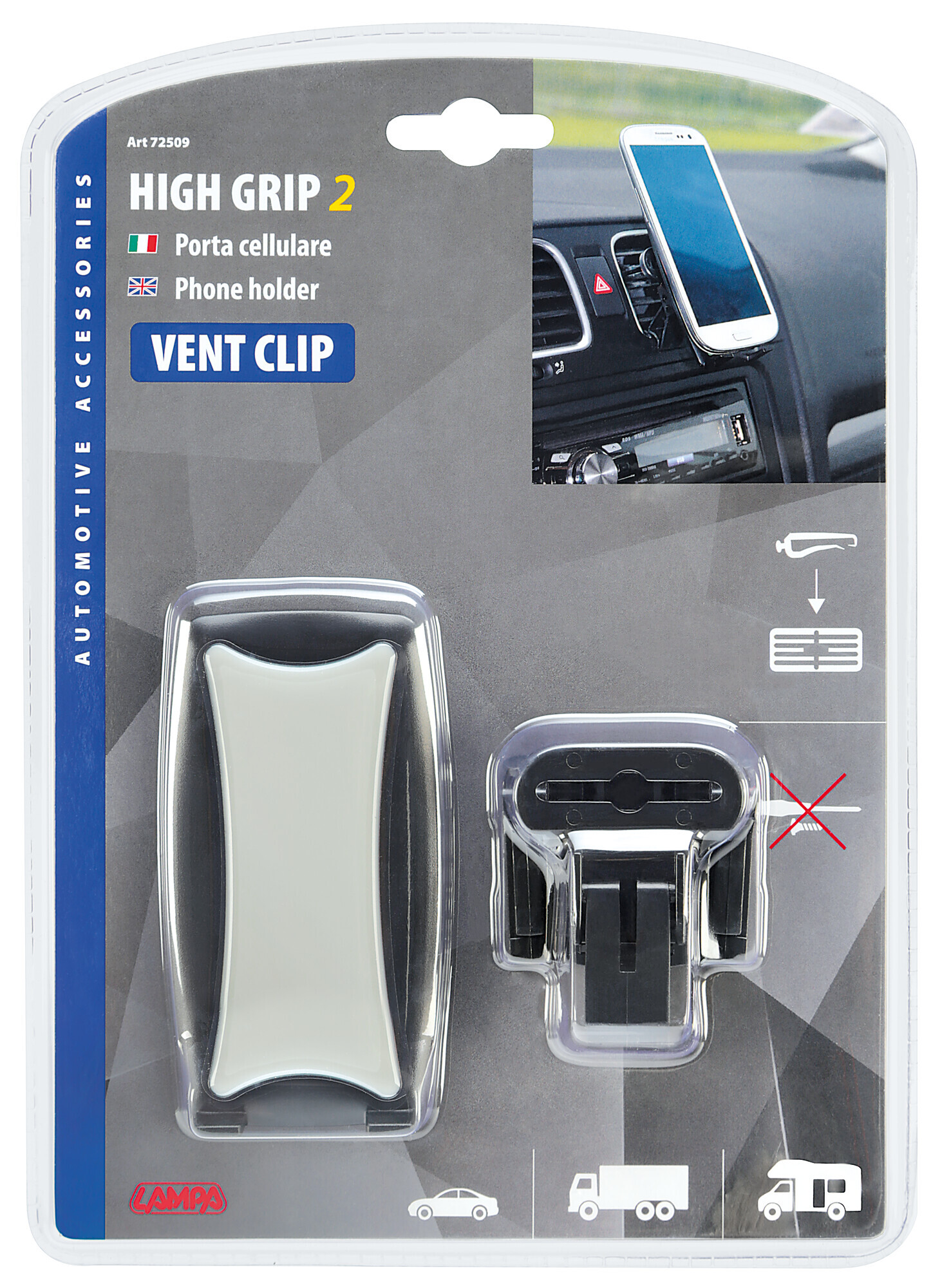 High Grip 2, portatelefono a clip 4 High Grip 2, portatelefono a clip - immagine 4