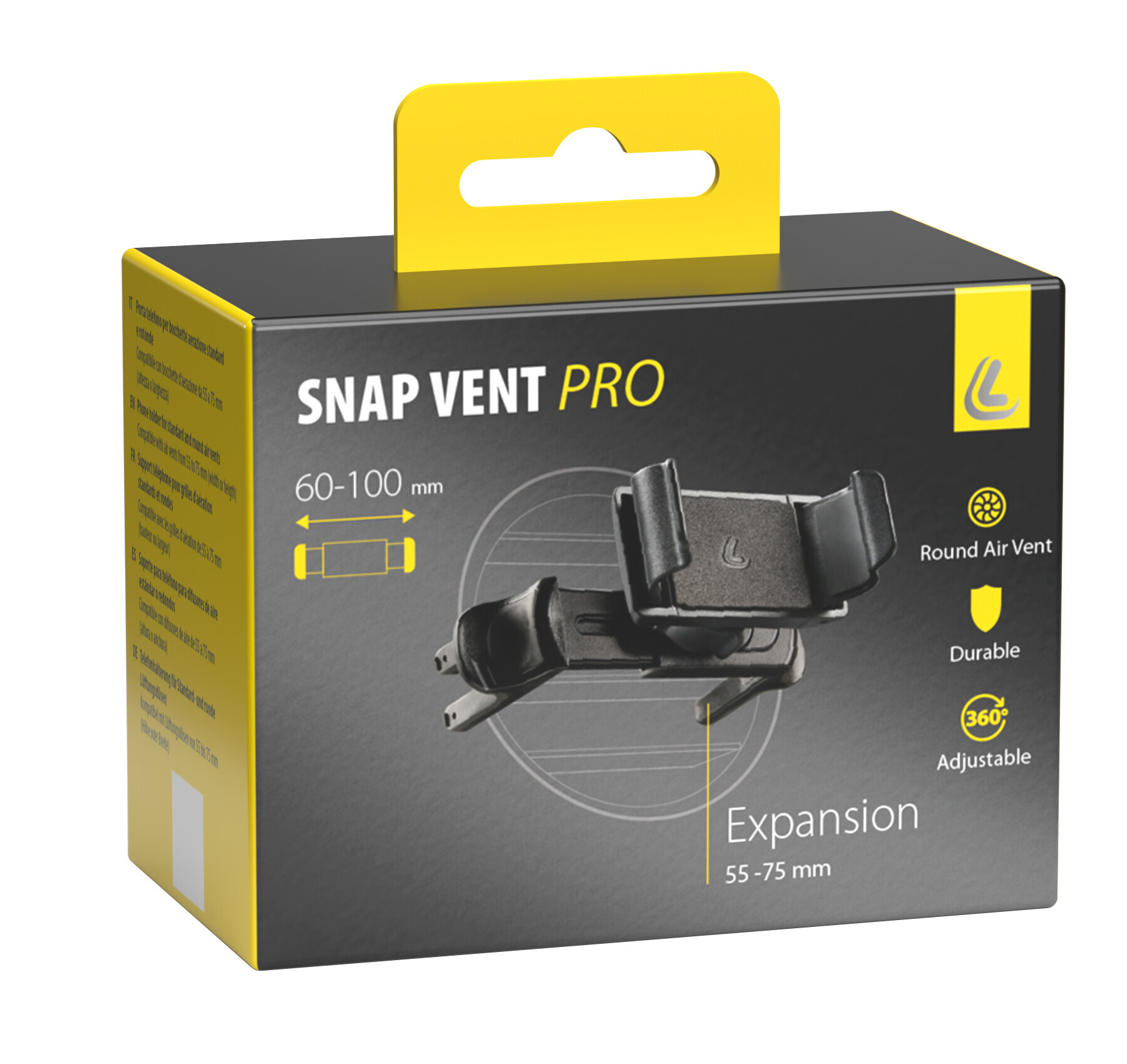 Snap Vent Pro, porta telefono per bocchette aerazione standard e rotonde 4 Snap Vent Pro, porta telefono per bocchette aerazione standard e rotonde - immagine 4