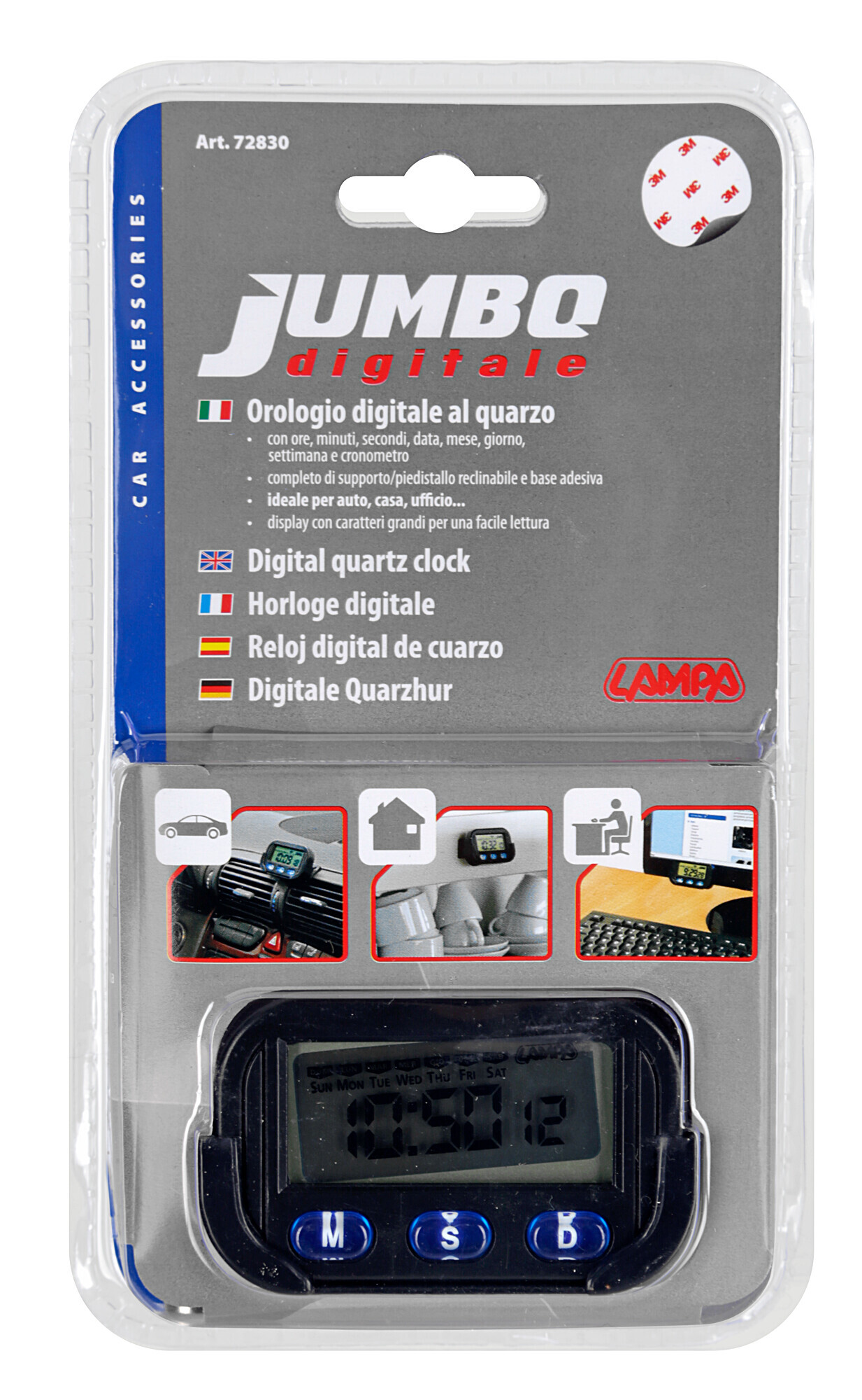 Jumbo, orologio digitale 2 Jumbo, orologio digitale - immagine 2