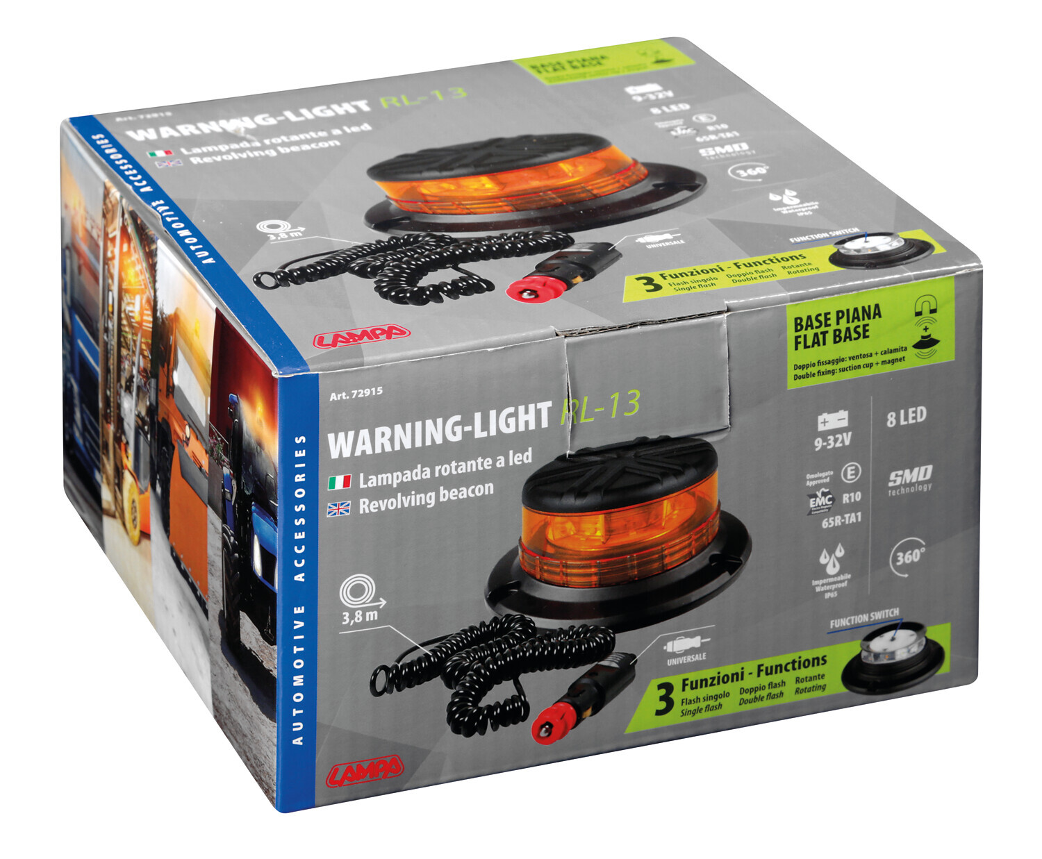 RL-13, luce di segnalazione a Led, 12/24V 4 RL-13, luce di segnalazione a Led, 12/24V - immagine 4