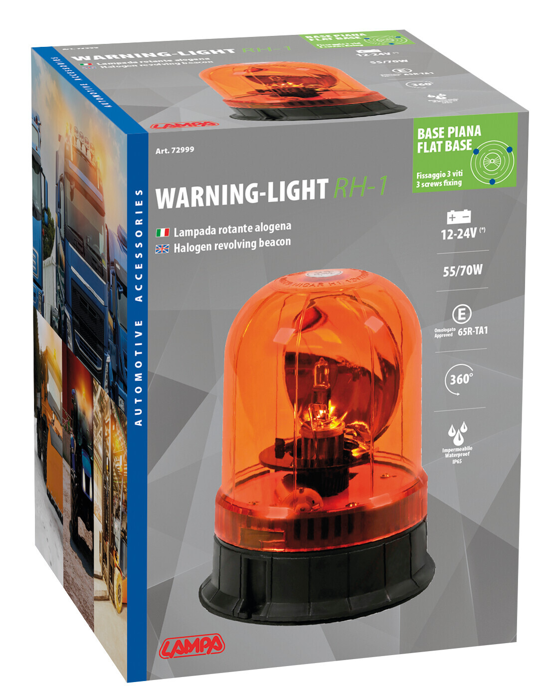 RH-1, luce di segnalazione alogena, 12/24V 3 RH-1, luce di segnalazione alogena, 12/24V - immagine 3