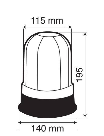 RH-1, luce di segnalazione alogena, 12/24V 8 RH-1, luce di segnalazione alogena, 12/24V - immagine 8