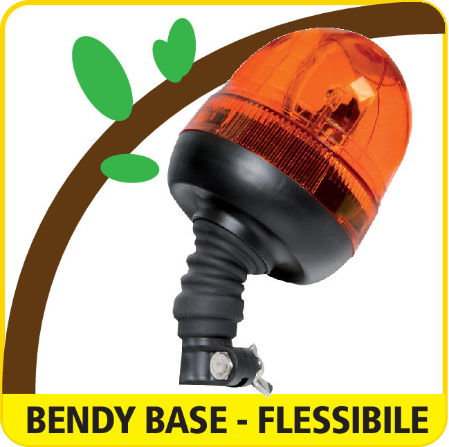 RH-3, luce di segnalazione alogena con base flessibile e attacco DIN, 12/24V 5 RH-3, luce di segnalazione alogena con base flessibile e attacco DIN, 12/24V - immagine 5