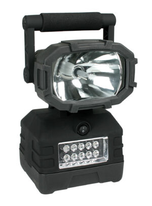 Pro Lite, Faro con proiettore HID Xenon 20W e lanterna 10 Led - 12/230V