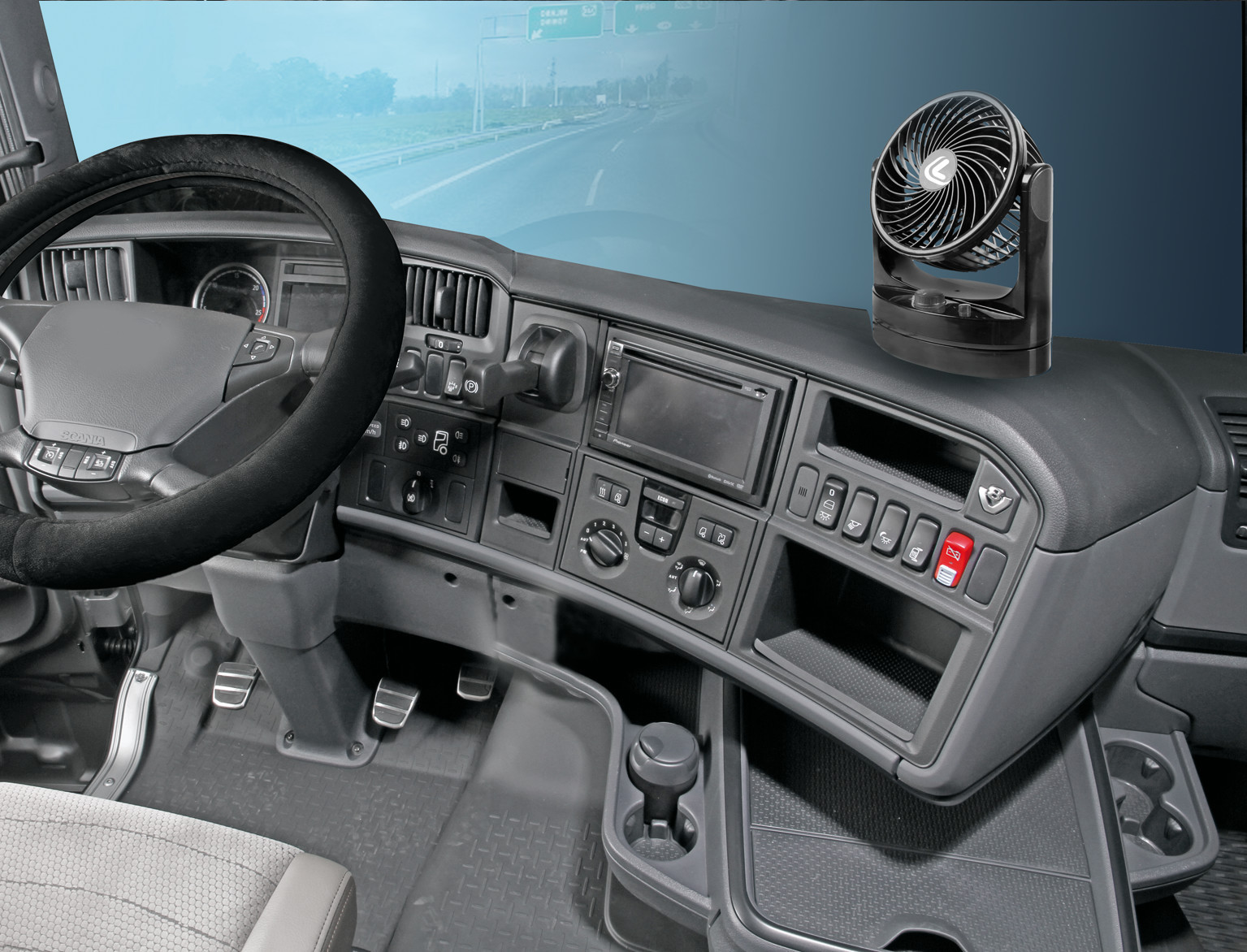 Harrier, ventilatore oscillante a doppia velocità - Ø 6” - 24V 7 Harrier, ventilatore oscillante a doppia velocità - Ø 6” - 24V - immagine 7