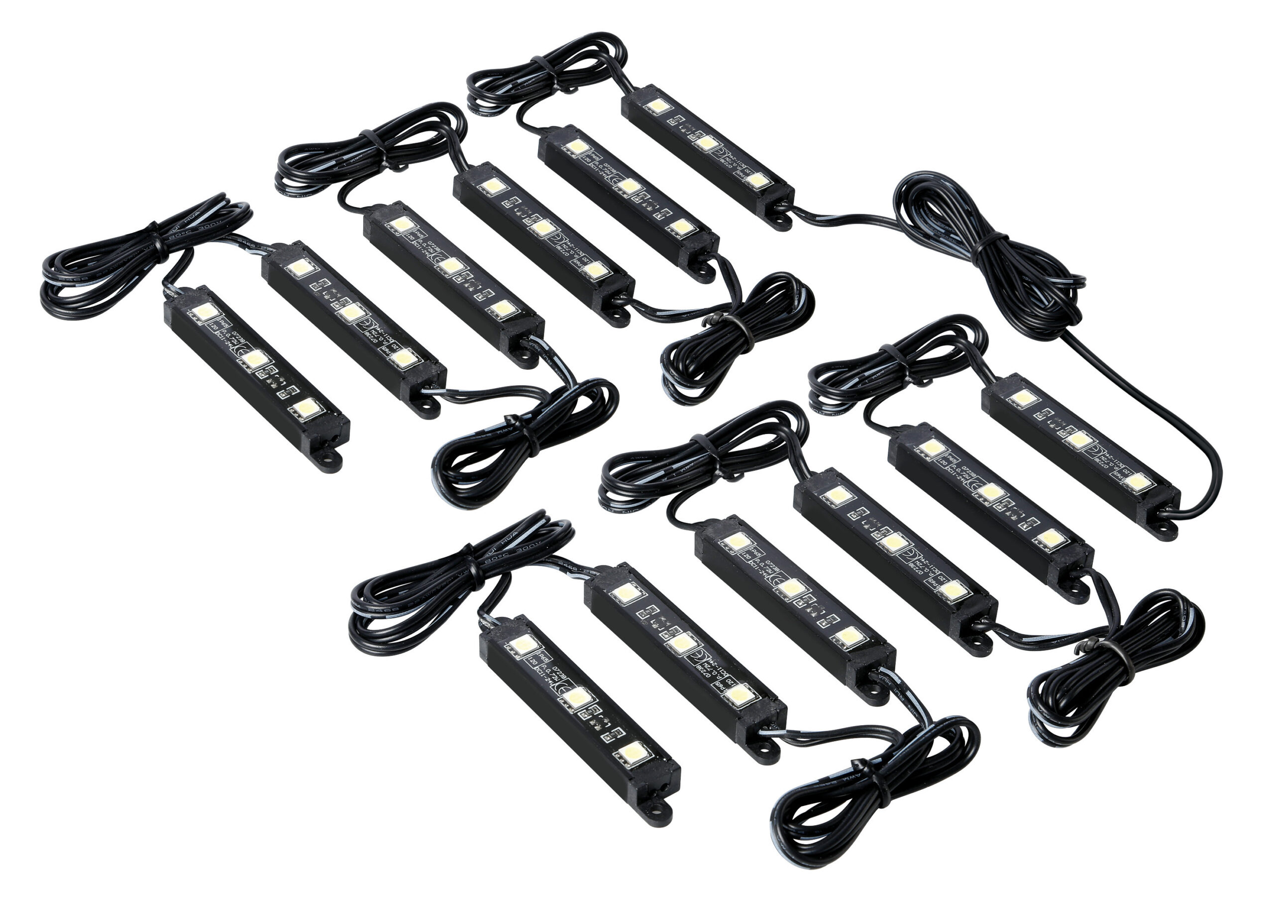 Hyper-Led Set 12x3, strisce decorative a led - 12V - Rosso 1 Hyper-Led Set 12x3, strisce decorative a led - 12V - Rosso