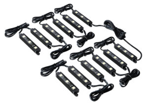 Hyper-Led Set 12x3, strisce decorative a led - 12V - Bianco