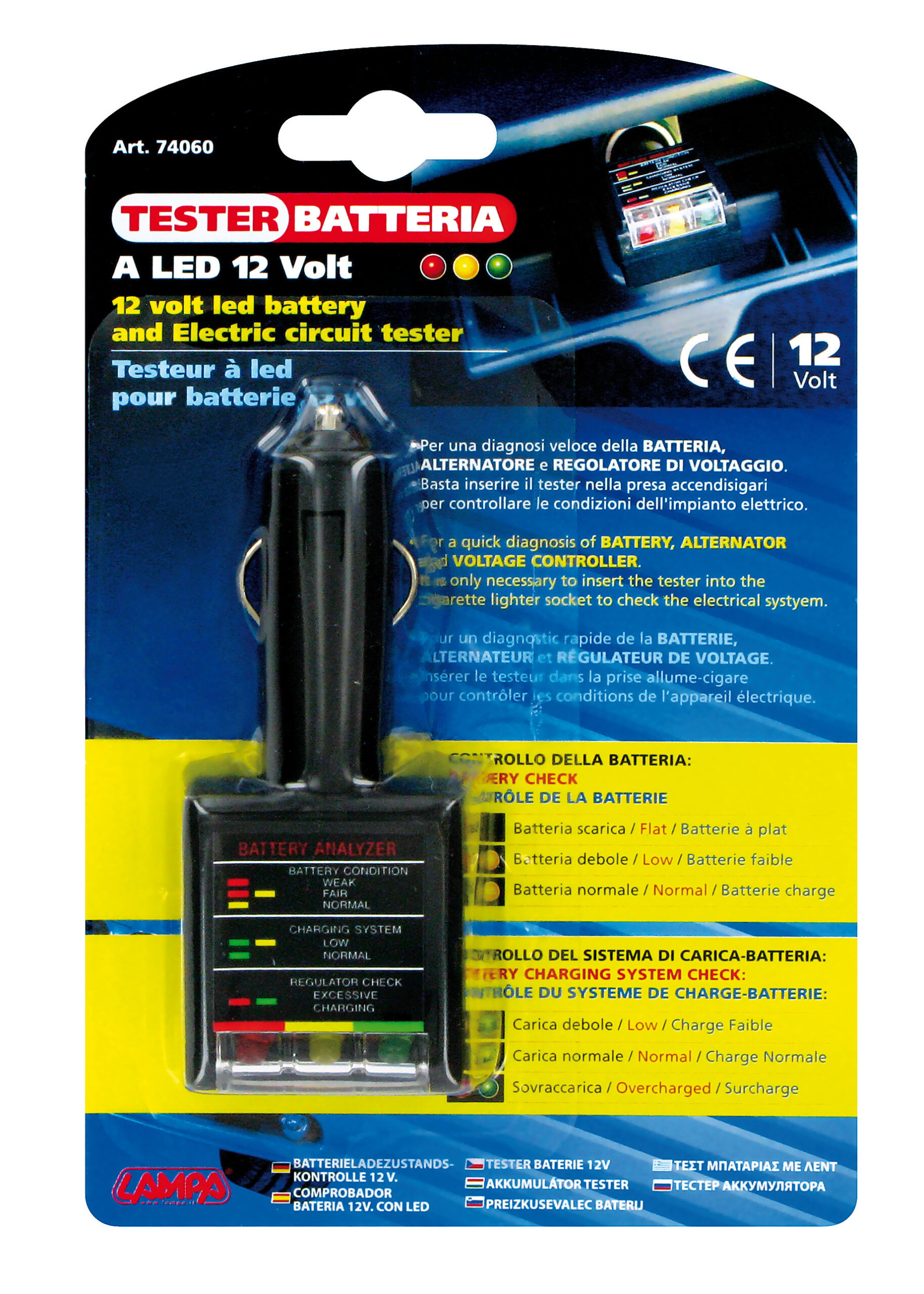 Tester a led per batteria 12V 2 Tester a led per batteria 12V - immagine 2