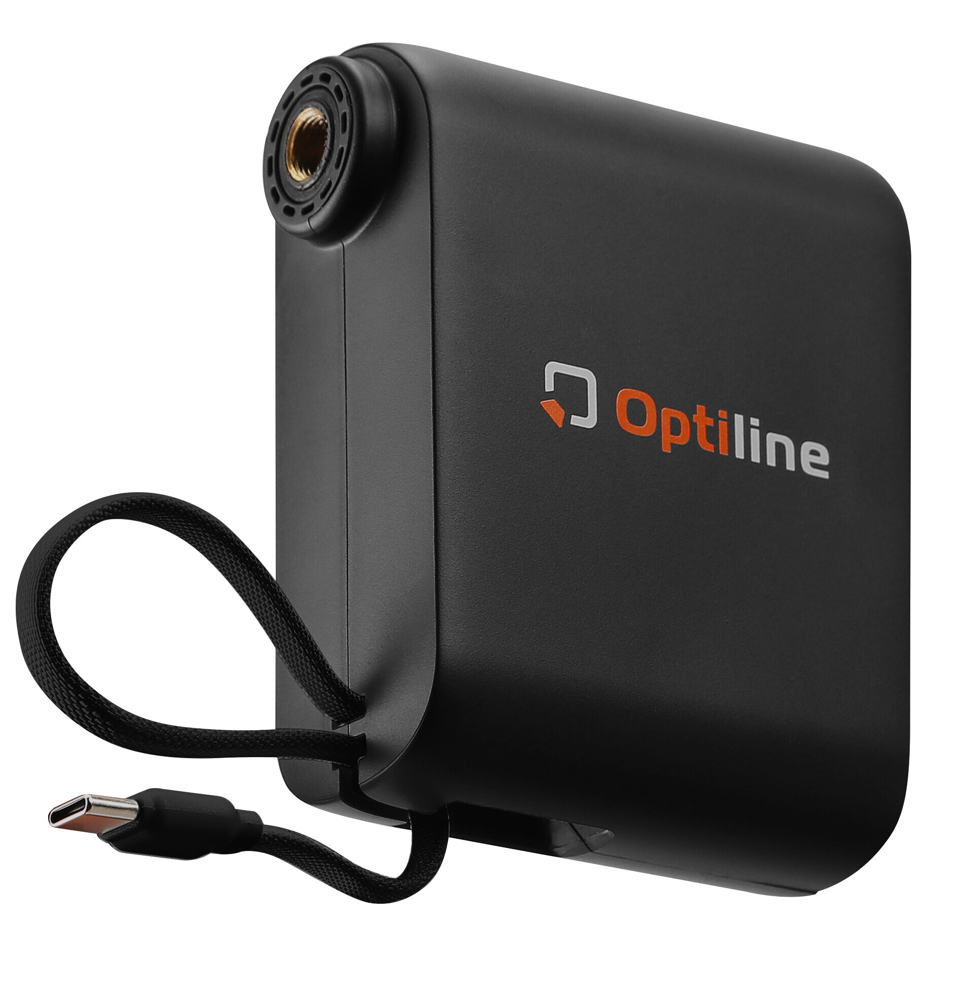 Mini compressore elettrico: guida all’acquisto e perché Aircore è l’alleato tascabile per auto, moto e bici 2 Dettaglio Aircore mini compressore elettrico portatile Optiline