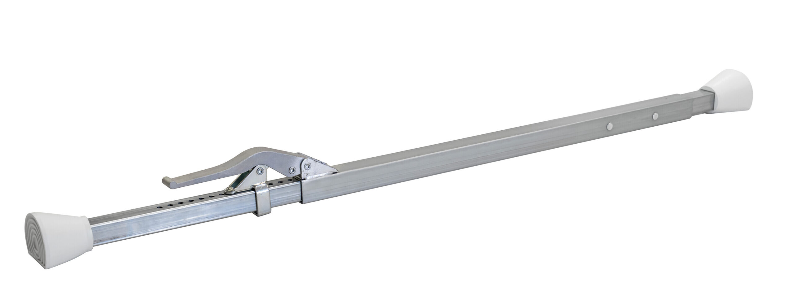 Barra fermacarico quadra con tamponi - Bianco 1 Barra fermacarico quadra con tamponi - Bianco