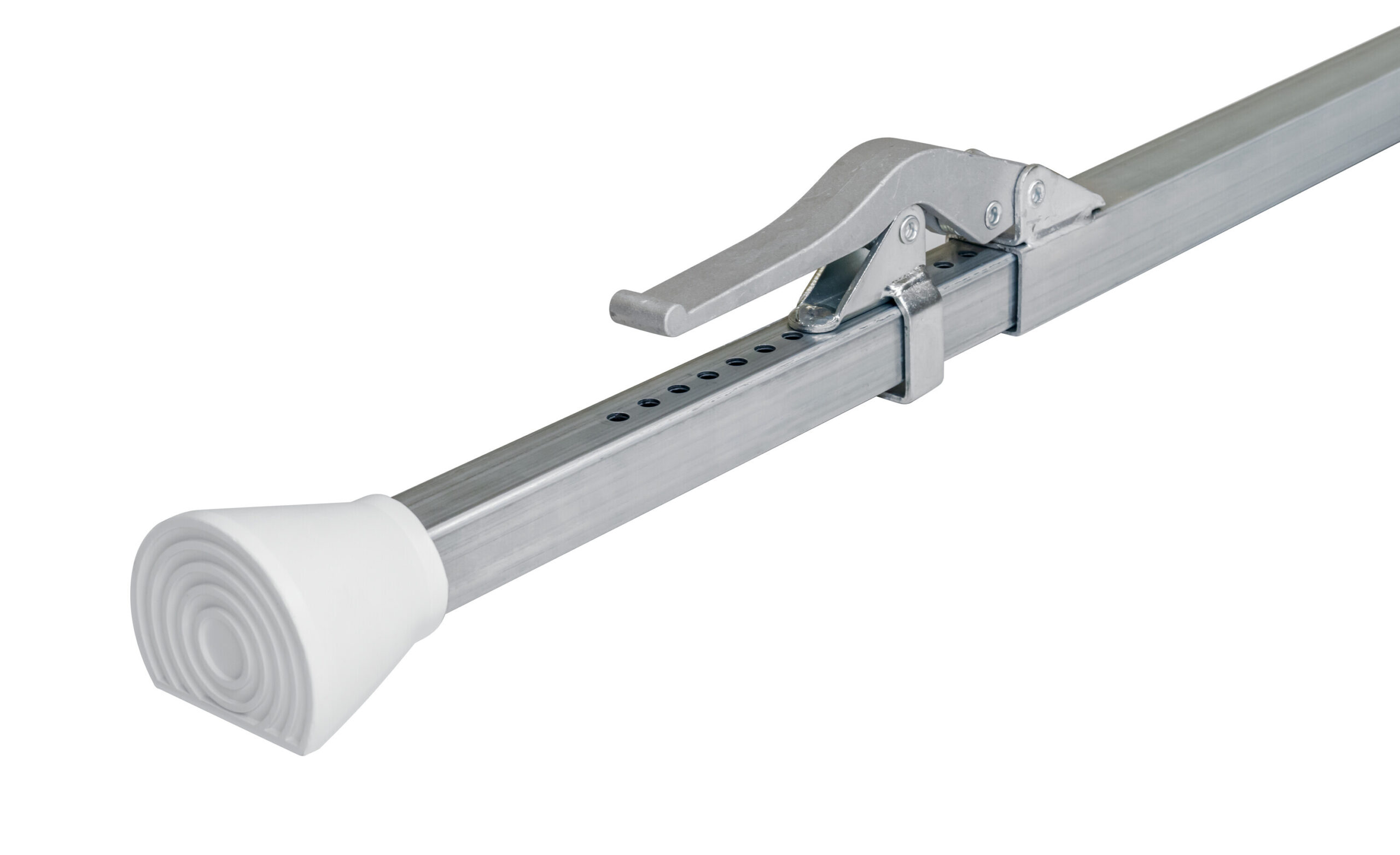 Barra fermacarico quadra con tamponi - Bianco 2 Barra fermacarico quadra con tamponi - Bianco - immagine 2