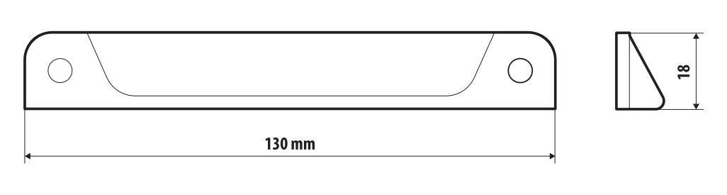 Terminali in plastica per rotaia ferma carico - 2 pz 4 Terminali in plastica per rotaia ferma carico - 2 pz - immagine 4