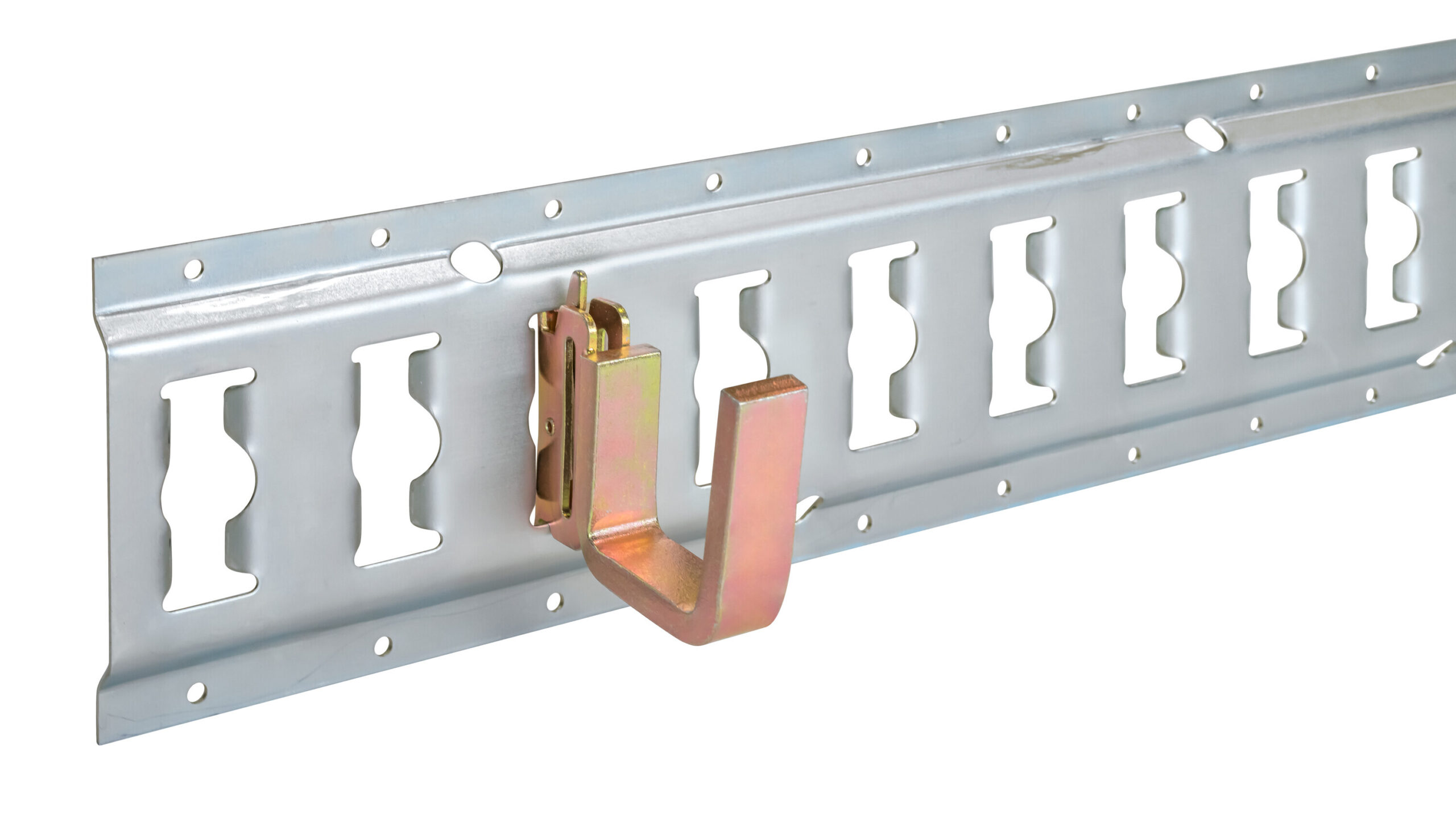 Gancio di fissaggio per rotaia ferma carico a incastro - Profilo quadro 4 Gancio di fissaggio per rotaia ferma carico a incastro - Profilo quadro - immagine 4