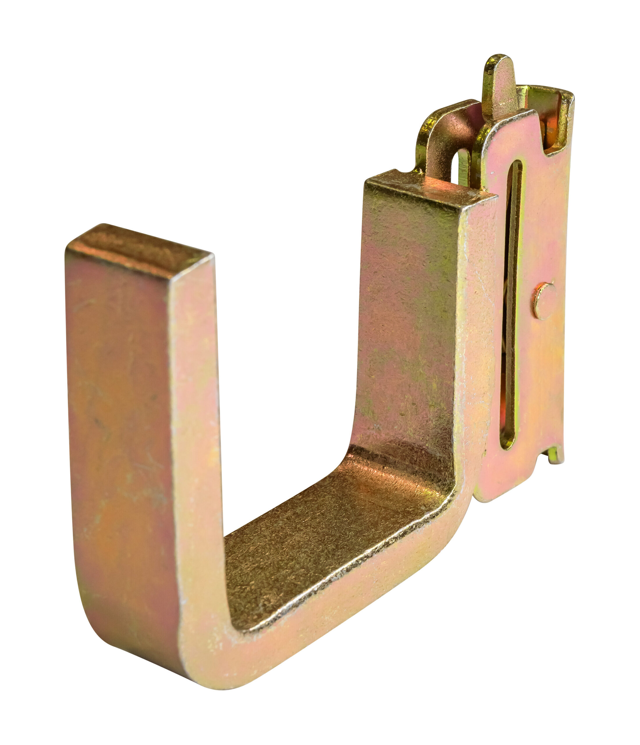 Gancio di fissaggio per rotaia ferma carico a incastro - Profilo quadro 1 Gancio di fissaggio per rotaia ferma carico a incastro - Profilo quadro