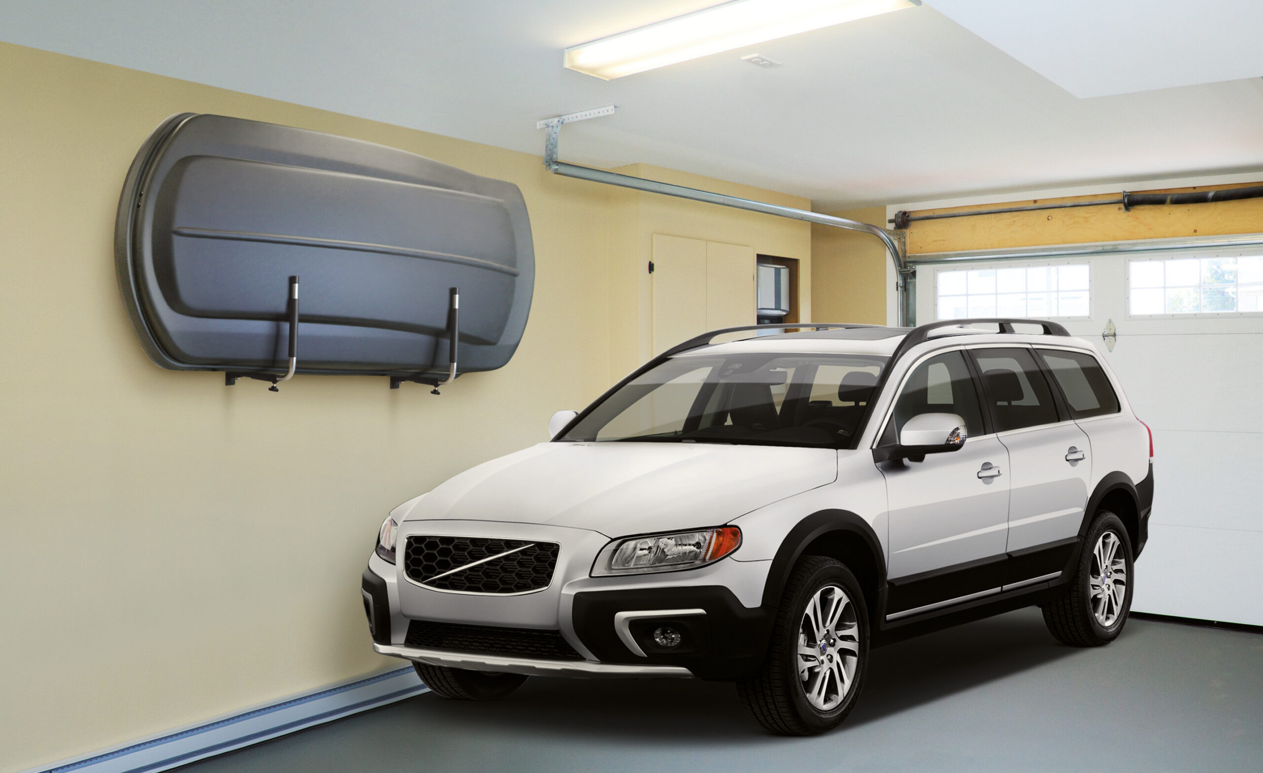 Supporti box da tetto da garage: scegli tra laterali e orizzontali per liberare spazio in modo sicuro 2 Supporti laterali telescopici per box da tetto Nordrive, 35–52 cm