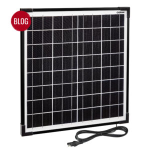 OSRAM BATTERYcharge SOLAR 20W, mantenitore di batteria a energia solare per veicoli 12V
