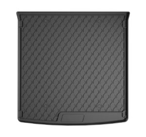 Vasca baule su misura in gomma sintetica - compatibile per  Audi Q8 (09/18>) panca post. scorrevole