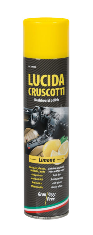Gran Pree, lucida cruscotti - 400 ml - Limone