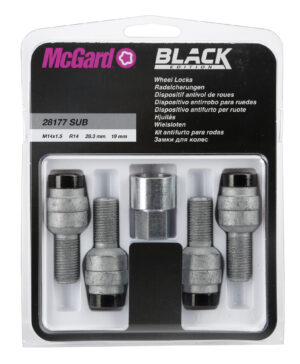 Bulloni sferici, kit 4 pz - Black Edition - E160