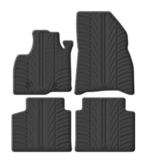 Set tappeti su misura in gomma - compatibile per  Dacia Bigster 5p (03/25>) benzina, manuale