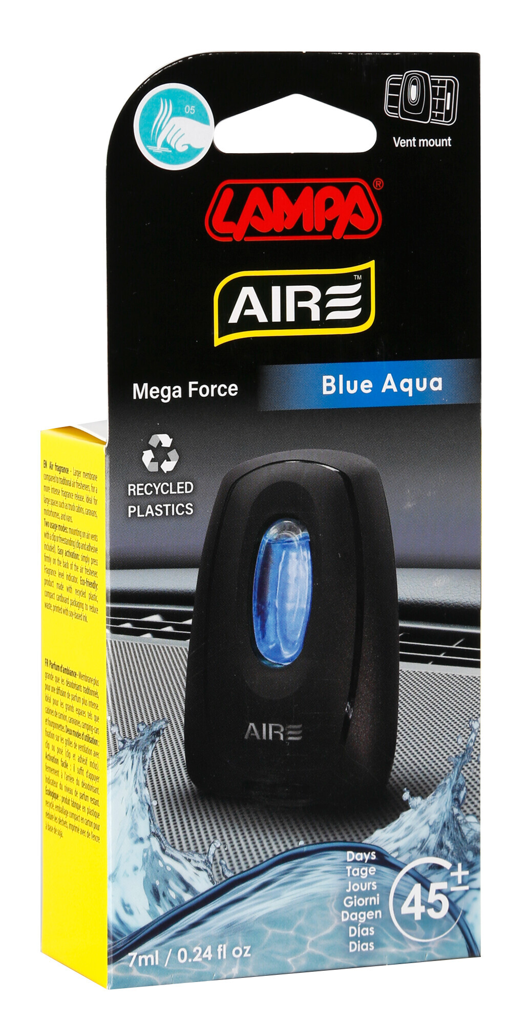 Aire Mega Force, profumatore per ambienti - 7 ml - Blue Aqua 3 Aire Mega Force, profumatore per ambienti - 7 ml - Blue Aqua - immagine 3