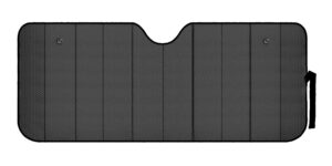 Scudo termico per parabrezza furgoni - Nero opaco - L - 85x160 cm