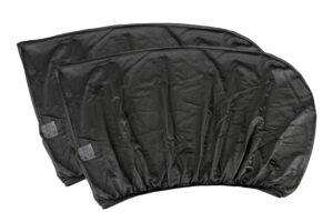 Essential-Caps 2 in 1, calze-tendine parasole laterali posteriori, set 2 pezzi - L - 70~105 x 50 cm