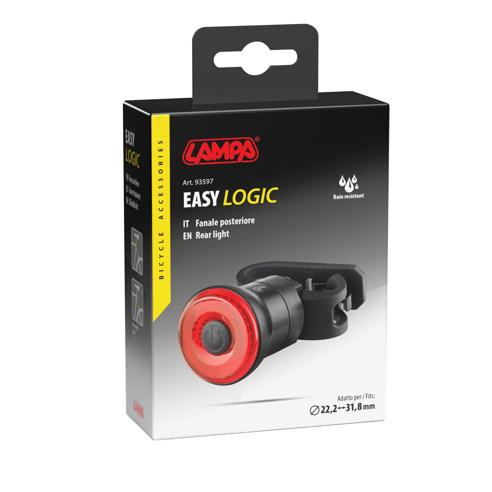 Easy Logic, fanale posteriore a Led, ricaricabile USB 2 Easy Logic, fanale posteriore a Led, ricaricabile USB - immagine 2