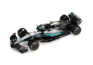Auto F1, Mercedes-AMG W16 Antonelli, Burago, scala 1:43, scatola vetrina