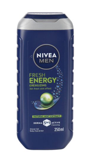 Nivea Men, doccia shampoo &ldquo; Fresh Energy&rdquo; - 250 ml - Confezione da 6 pezzi