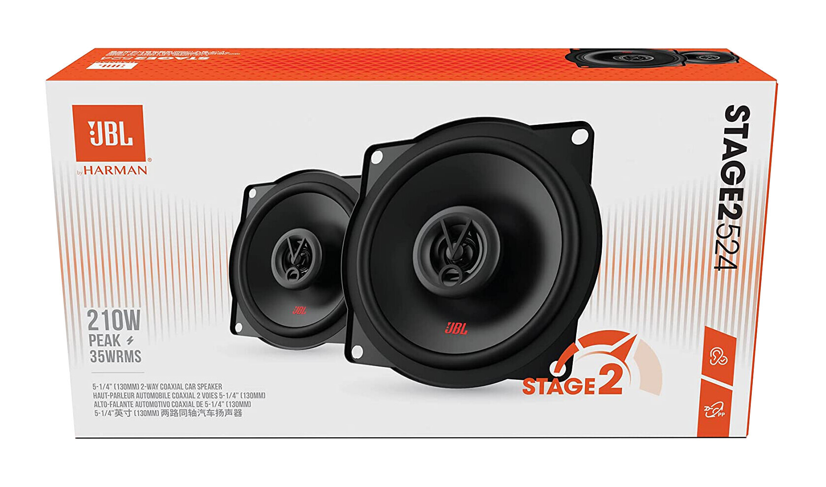 Stage2 524, coppia altoparlanti a due vie - Ø 130 mm - 210 W - Altoparlanti - 2 pz 5 Stage2 524, coppia altoparlanti a due vie - Ø 130 mm - 210 W - Altoparlanti - 2 pz - immagine 5