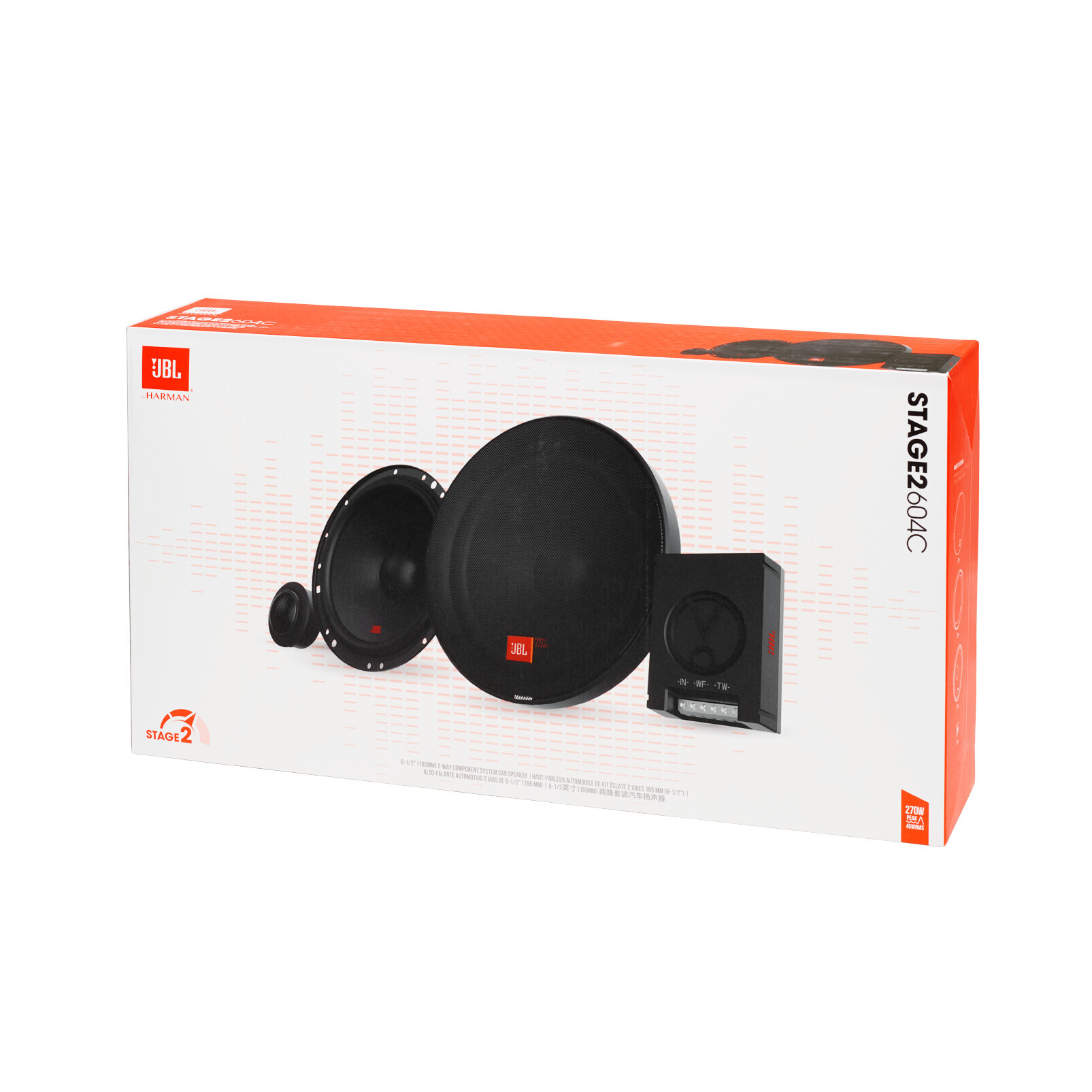 Stage2 604C, sistema di altoparlanti a due vie - Ø 160 mm - 270 W - Kit Altoparlanti - 6 pz 10 Stage2 604C, sistema di altoparlanti a due vie - Ø 160 mm - 270 W - Kit Altoparlanti - 6 pz - immagine 10