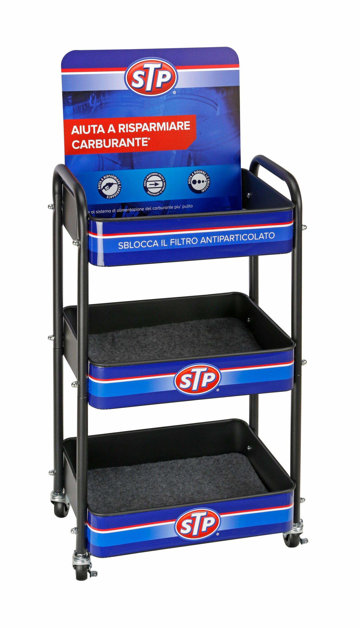 STP, espositore professionale con ruote 1 STP, espositore professionale con ruote
