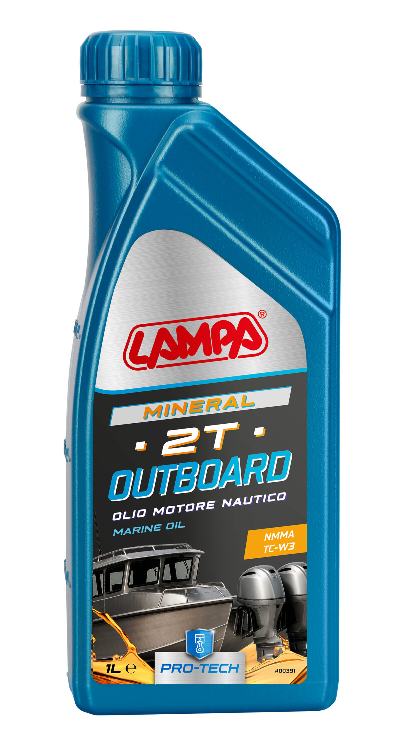 Mineral 2T Outboard, olio motore nautico 2 tempi - 1 L 1 Mineral 2T Outboard, olio motore nautico 2 tempi - 1 L