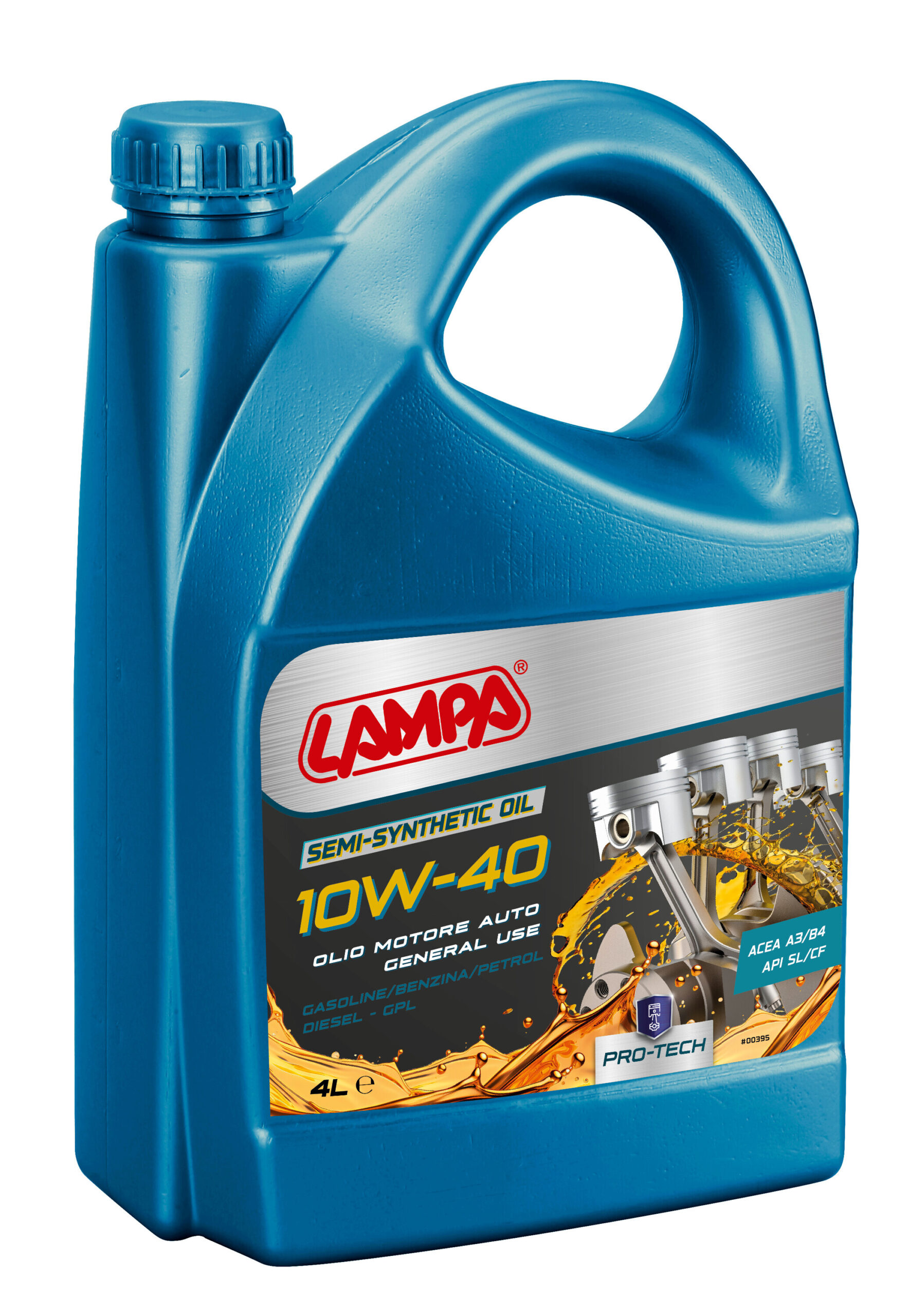 Semi Sint 10W-40, olio motore auto - General Use - 4 L 2 Semi Sint 10W-40, olio motore auto - General Use - 4 L - immagine 2