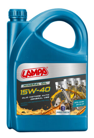 Mineral 15W-40, olio motore auto - General Use - 4 L